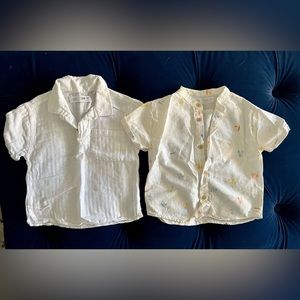 ZARA BOYS - 2 linen shirts